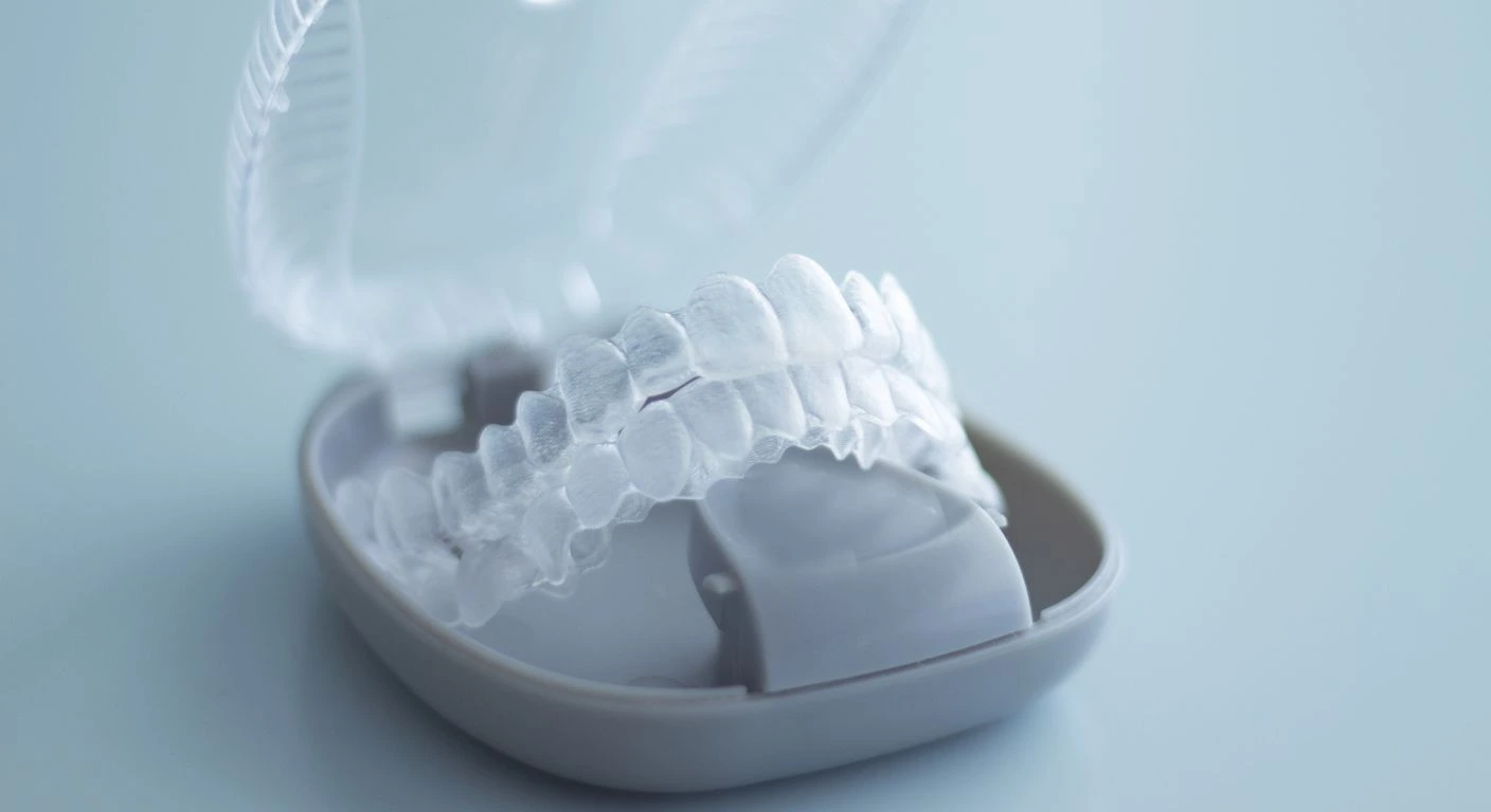 Visualización de un diseño de sonrisa digital en una pantalla, mostrando el resultado de un tratamiento de estética dental.