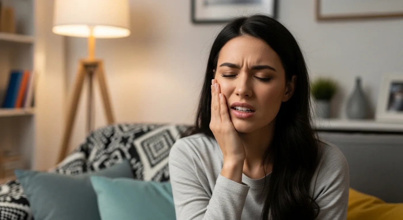 dolor-de-dientes-y-encias Pareja de adultos sonriendo con confianza, representando la satisfacción de los pacientes de Clínica Dental Jardines.