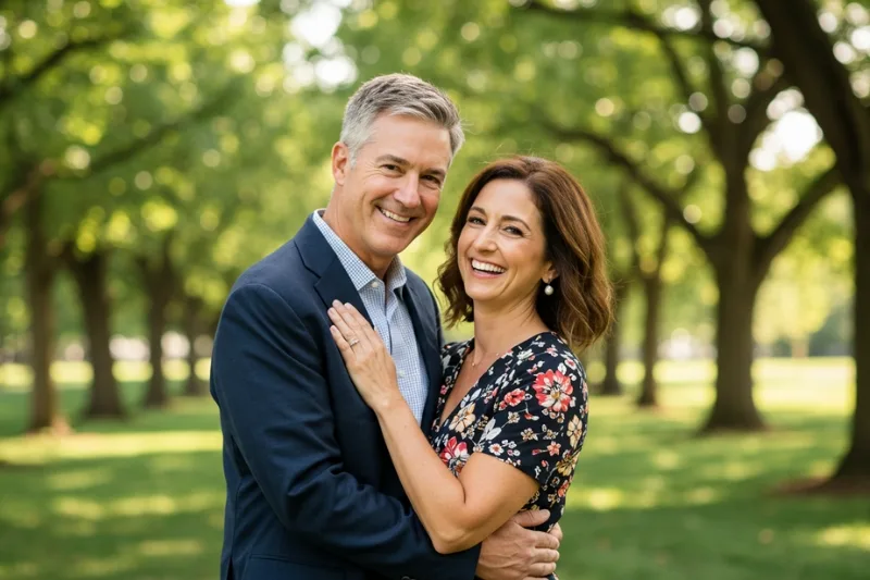 pareja sonriendo con protesis dental fija - Prótesis Dental - Clinica Dental Jardines