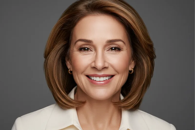 mujer sonriendo con protesis dental - Prótesis Dental - Clinica Dental Jardines
