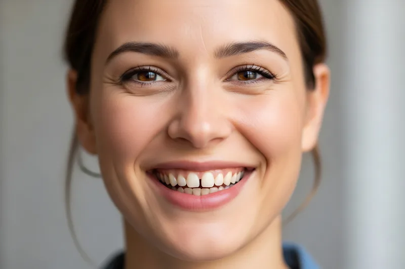 sonrisa diastema dental - Resinas Dentales - Clinica Dental Jardines