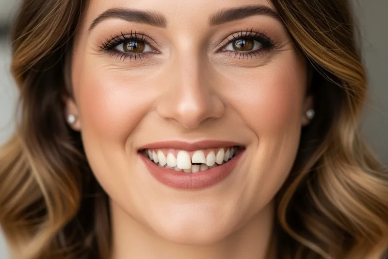 sonrisa diente roto - Resinas Dentales - Clinica Dental Jardines