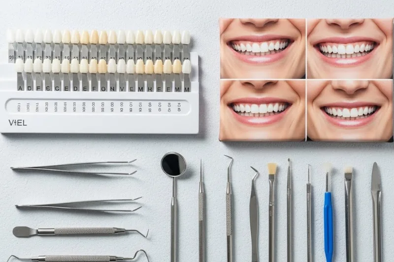 Mujer profesional sonriendo con confianza, reflejando la seguridad que brindan los implantes dentales fijos.